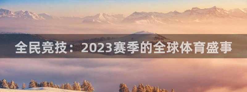 全民竞技：2023赛季的全球体育盛事