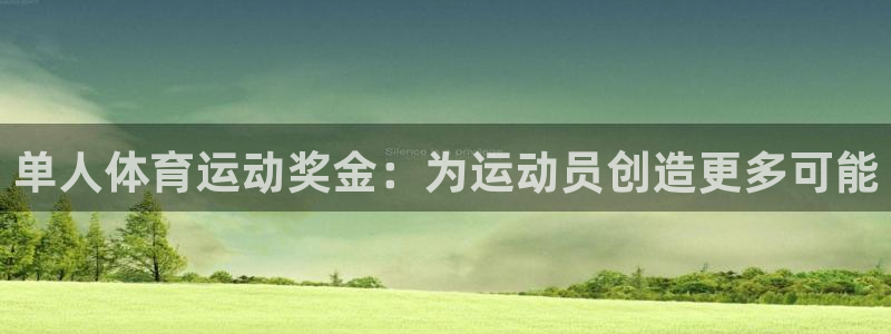 单人体育运动奖金：为运动员创造更多可能
